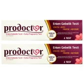 Prodoctor Pratik Erken Gebelik Testi 2'Li PAKET (SKT:10/2025) - 1