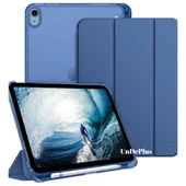Apple iPad Air 11inç M2/M3 Air 4/5.Nesil 10.9 Kılıf PU Deri Smart Standlı Case 2025-2024 Flip - 5