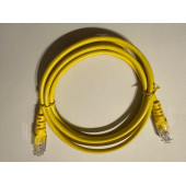 Cable LAN UTP CAT 6E 24AWG  CAT6E 1 METRE 1 SARI AĞ KABLOSU - 1