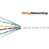 ORING RW-U0605WH U/UTP CAT6 23AWG LSZH 250MHZ 500 METRE BAKIR NETWORK KABLOSU BEYAZ RENK - 1