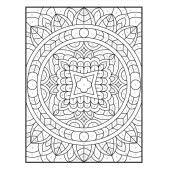 Sayılarla MANDALA Süper Boyama Kitabı (100 TAM Sayfa Boyama) - 4