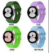 Samsung Galaxy Watch 4 5 6 7 FE 40 40 44 Classic 42 43 46 47 mm Kordon Silikon Kordon - 5