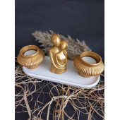GOLD FİJİ SEVGİLİ MUMLUK SET - 2