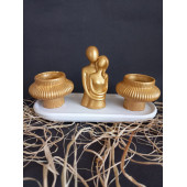 GOLD FİJİ SEVGİLİ MUMLUK SET - 3