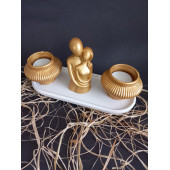 GOLD FİJİ SEVGİLİ MUMLUK SET - 4