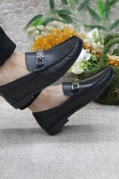Pierre Cardin 25109 Siyah Hakiki Deri Erkek Babet Loafer Erkek Ayakkabı thumbnail 5