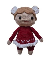 Minnak Nazoli Bebek Uyku Arkadaşı Amigurumi Organik Oyuncak - 1