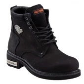 Harley Davidson Gibson Erkek Bot Siyah Nubuk - 4