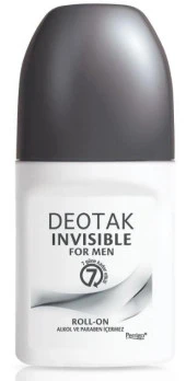 Deotak Roll-On Deodorant Erkek Invisible 35 ml - 1