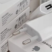 Orjinal Apple iPhone XS Max USB 5W Şarj Cihaz MD813ZM-A + MD818ZM-A Kablo Dahil thumbnail 1