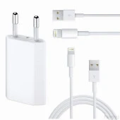Orjinal Apple iPad Pro 12.9 inç USB 5W Şarj Cihaz MD813ZM-A + MD818ZM-A Kablo Dahil - 1