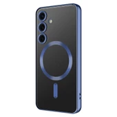 Galaxy S24 Kılıf Kamera Korumalı Magsafe Parlak Luxury thumbnail 6