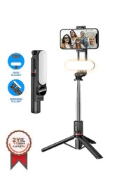 L15 özçekim sopa Tripod L15 kablosuz uzaktan kumanda - 1