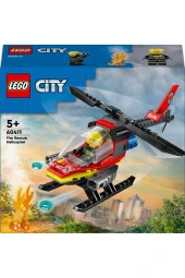 City İtfaiye Kurtarma Helikopteri 60411 - Yaratıcı Oyuncak Yapım Seti (85 Parça) - 4