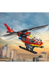 City İtfaiye Kurtarma Helikopteri 60411 - Yaratıcı Oyuncak Yapım Seti (85 Parça) - 5