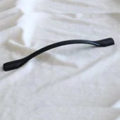 İnci Kulp Mobilya Mutfak Dolabı Çekmece Dolap Kulpları Kapak Kulpu Kulbu Siyah Renk 160 mm Metal thumbnail 6