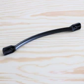 İnci Kulp Mobilya Mutfak Dolabı Çekmece Dolap Kulpları Kapak Kulpu Kulbu Siyah Renk 160 mm Metal thumbnail 4