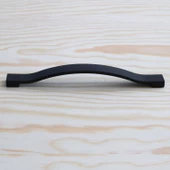 Akasya Kulp Mobilya Mutfak Dolabı Çekmece Dolap Kulpları Kapak Kulpu Kulbu Siyah Renk 160 mm Metal - 6