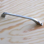 Meriç Kulp Mobilya Mutfak Dolabı Çekmece Dolap Kulpları Kapak Kulpu Kulbu Krom Renk 160 mm Metal - 5