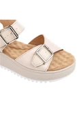 Muya Beebi 34213-045 Anatomik Taban Kadın Sandalet Krem 36-40 - 3