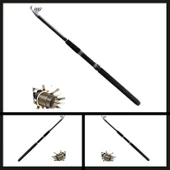 Uyguna-Yakala 2.40 Mt 5-25 Atar Teleskopik Carbon Kamış-KMŞ.457 thumbnail 1