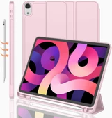 Apple iPad Air 4/5. Nesil 10.9 Kılıf Kalem Bölmeli Smart Case A2072 (10.Nesil Değildir) - 10