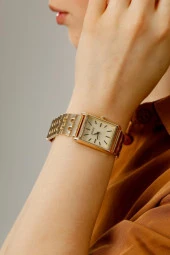 Maria Gold Kadran Gold Kordon Kadın Kol Saat - 3