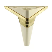Golden Köşe Lüks Mobilya Grubu Kanepe Sehpa Tv Ünitesi Koltuk Ayağı 14 Cm Krem Altın Baza Ayakları thumbnail 8