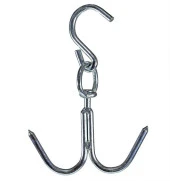 Kasap Et Kancası Kurban Asma Kancası Dönerli Çift Taraflı 8 mm thumbnail 1