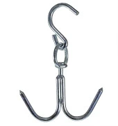 Kasap Et Kancası Kurban Asma Kancası Dönerli Çift Taraflı 8 mm thumbnail 3