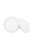 5 Adet 9W 6500K Beyaz Işık Smd Yuvarlak Slim Led Panel KDL405 - 3