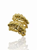 Başak Modeli Dorika Toplu Maraş İşçiliği Altın Yüzük thumbnail 1