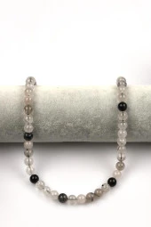 Rutil Kuvars Doğal Taş Dizi 8 mm Küre Kesim - 2