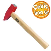 Rodex Ahşap Saplı Çekiç 800 Gr Metal Demir Çekiç Kamyoncu Çekici Çivi Çakma İnşaat Pratik Kullanım - 1
