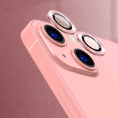 Vendas iPhone 13 Mini Lins Serisi Renkli Çerçeveli Kamera Lens Koruyucu - 8