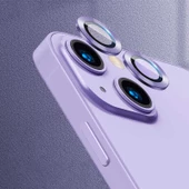 Vendas iPhone 13 Mini Lins Serisi Renkli Çerçeveli Kamera Lens Koruyucu - 2