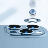 Vendas iPhone 13 Mini Lins Serisi Renkli Çerçeveli Kamera Lens Koruyucu - 12