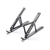 Torima JX-18 Laptop Stand MacBook Notebook Katlanabilir Taşınabilir Metal Standı Siyah - 1