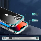 Vendas iPhone 13 First Serisi SGS Darbe Lisanslı Şeffaf Kılıf + Kamera Lens Koruyucu + 5D Cam Ekran Koruyucu - 3