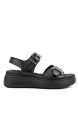 Muya Beebi 34213-001 Anatomik Taban Kadın Sandalet Siyah 36-40 - 1