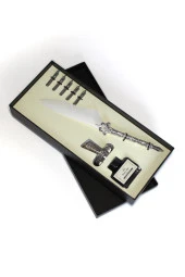 Tüy Divit Antik Kaligrafi Kalem Mürekkep Seti ve 5 Farklı Uç RM2101 - 1