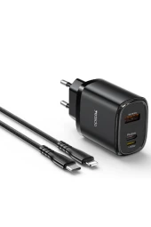 Fuchsia Type-C 20W 20W Usb 1M 27W Type-C Kablolu PD Şarj Cihazı thumbnail 1