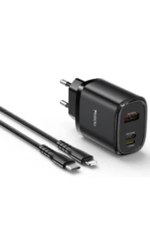 Fuchsia Type-C 20W 20W Usb 1M 27W Type-C Kablolu PD Şarj Cihazı thumbnail 8