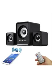 TORİMA D23 Siyah Bluetooth Hoparlör 3.5mm Jack Kablolu Bilgisayar Hoparlörü - 3