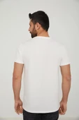 CAZADOR BİSİKLET YAKA ERKEK TSHİRT EKRU thumbnail 4