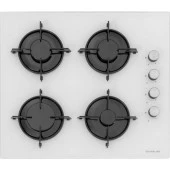 Silverline 3481 Flam - CS5349W01 - BO65E1W01 Beyaz Cam Ankastre Set thumbnail 2