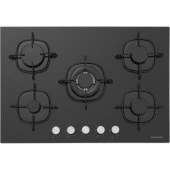 Silverline BO6502B02 - CS5365B01 - 3457 Soho 60 Siyah Cam Ankastre Set thumbnail 3