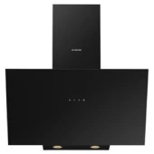 Silverline 3481 Flam - VC8210B01 - BO6501B01 Siyah Cam Ankastre Set thumbnail 2