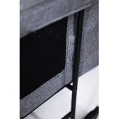 Rubi Portatif Sallanır Anne Yanı Fileli Keten Kumaş Beşik - 7