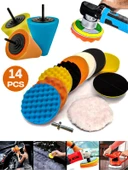 Germany Style Pasta Cila Oto Jant Matkap Ucu Parlatma Polisaj Süngeri Aparatı Temizlik Seti - 1